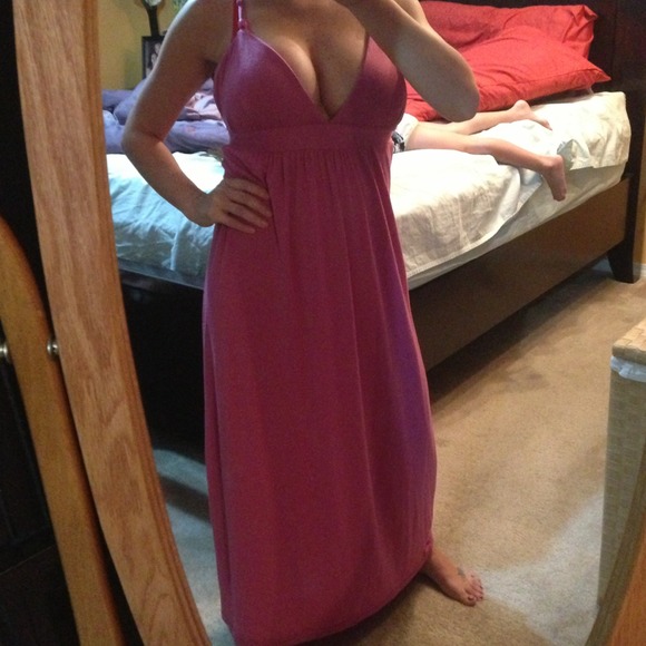 Pink maxi dress