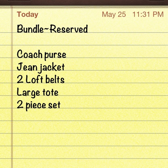 Bundled items