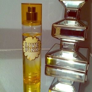 SOLD-----Live Pink sheer body fragrance