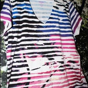 PLUS SIZE - Jersey Tops & black skinnies