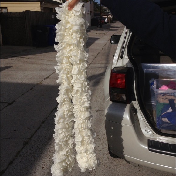 White scarf