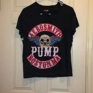 VINTAGE AEROSMITH TEE - thrashed + destroyed