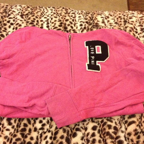 Pink Zipup Sweater
