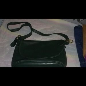Green COACH purse