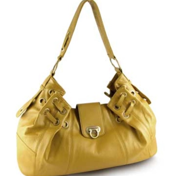 RESERVED💜Shoulder Bag💓mustard💓w/ dust bag💜