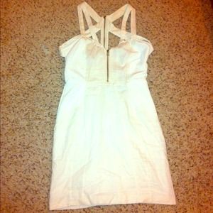 ❌❌SOLD❌❌ NWT! White Linen Corset Dress