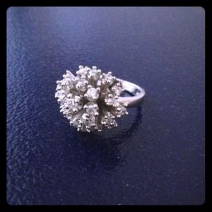 Banana Republic Starburst Cocktail Ring Size 6