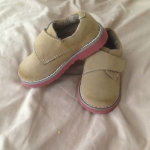 Tan toddler shoe