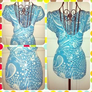 🎉HOST PICK🎉⬇️💙Cute turquoise button up blouse💙