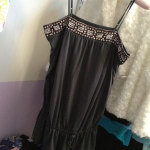 @Traded@Gray sequin tunic