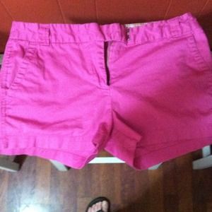 Jcrew favorite fit shorts with gap silk dress