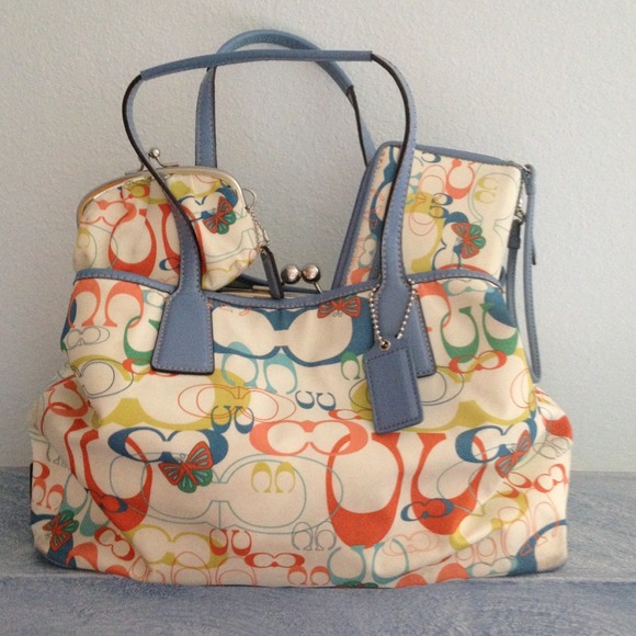 Coach handbag set