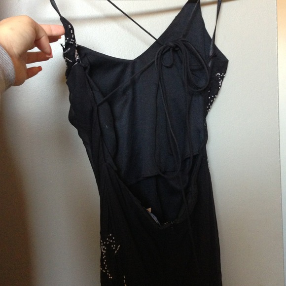Hold 💢Black beaded gown - Picture 4 of 4