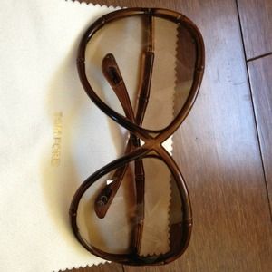 Tom Ford bamboo sunglasses.