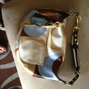 Coach silk bag