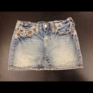 True Religion size 27 short skirt