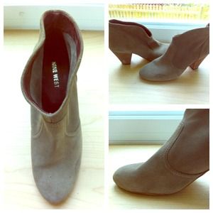 Suede Nine West Boots - ON HOLD