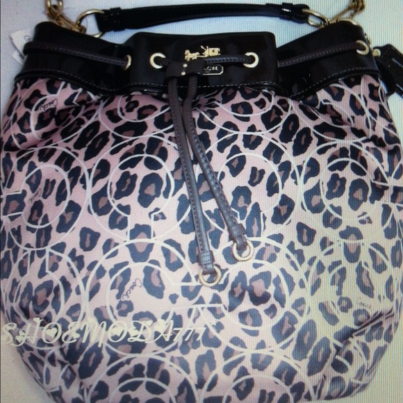 *** ON HOLD*** Coach leopard purse Great condition