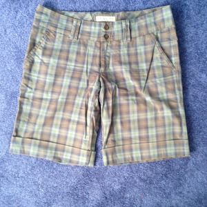 Abercrombie plaid board shorts
