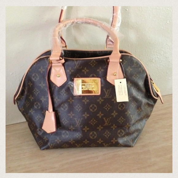 Handbags - Brand New Dark Brown Handbag With LV Monogram