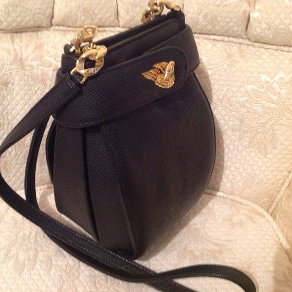 Lucien Piccard Black Formal Shoulderbag - Picture 2 of 4