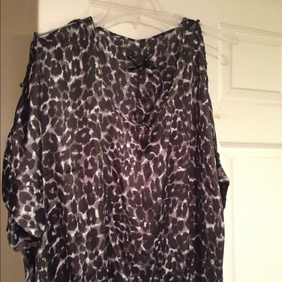 Cold shoulder blouse