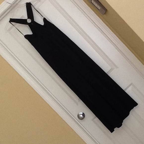 Navy blue maxi dress