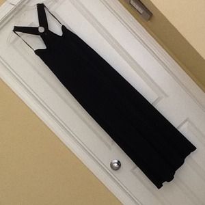 Navy blue maxi dress