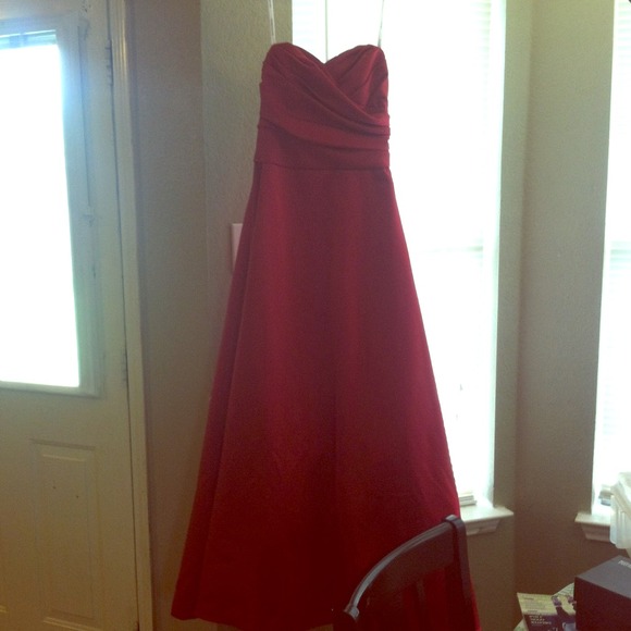 Brides made dress