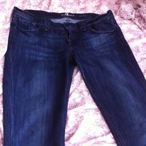 Dark wash 7 for all mankind "rocker" jeans