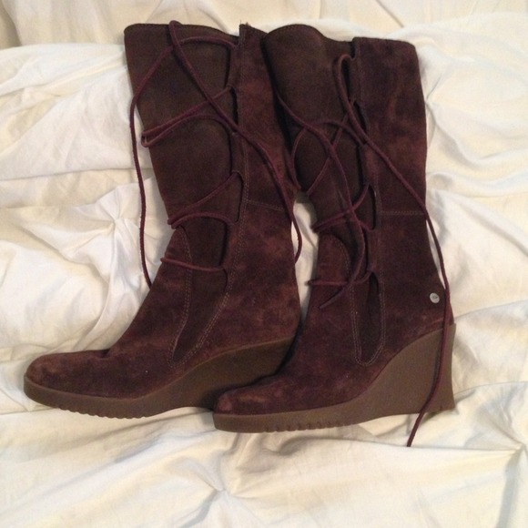 Unique Lace Up Ugg Boots 7!