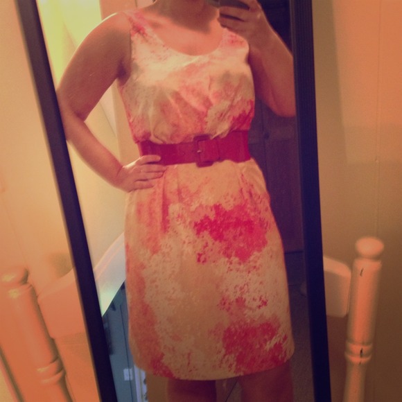 SOLD Anne Taylor Loft PinkDress with Pockets