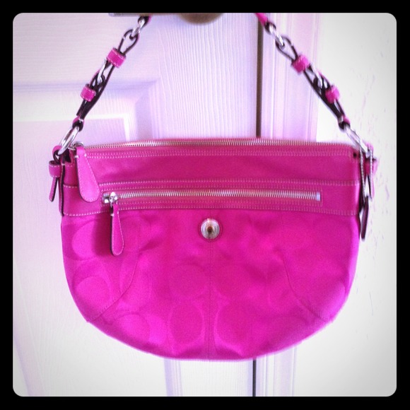 Coach Handbags - Hot pink Coach Purse!