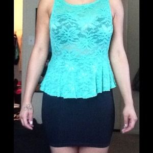 Peplum dress
