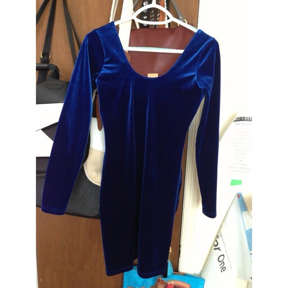 American Apparel Velvet Bodycon Dress