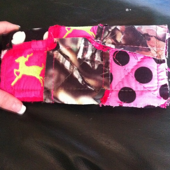 A camo printed wallet