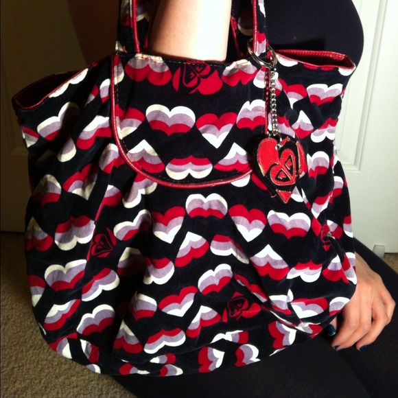 Roxy velvet purse