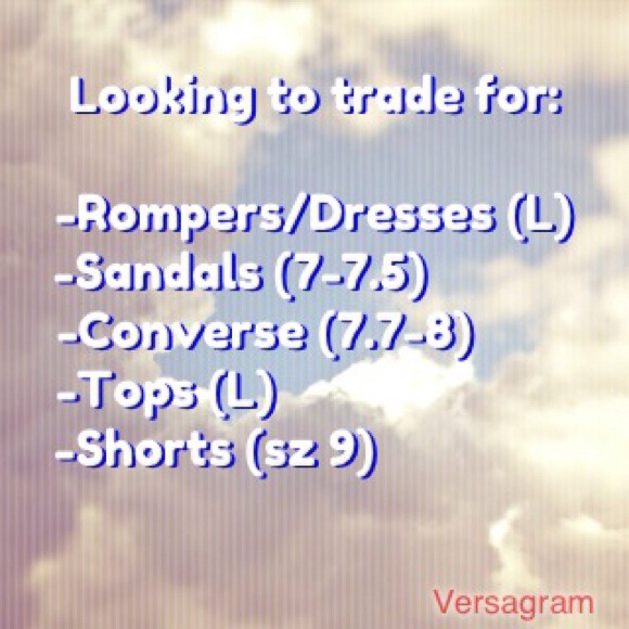 This is what I'm looking for to trade.
