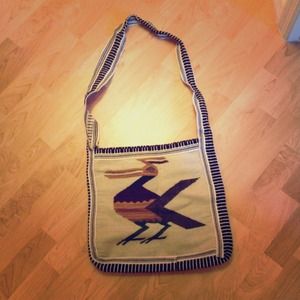 A vintage satchel bag