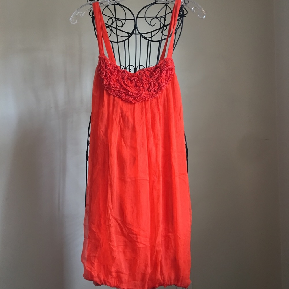 Alice & Olivia Coral Pocket Dress w/ Sash