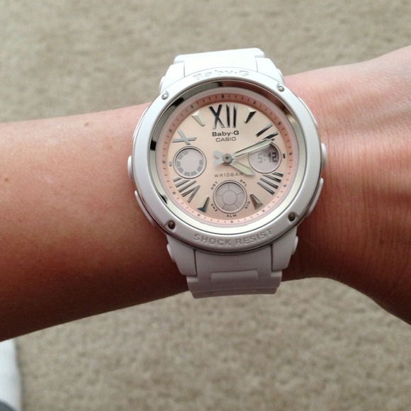 SOLD Baby G white watch