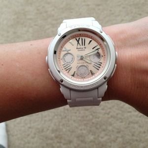 SOLD Baby G white watch
