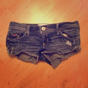 Denim shorts