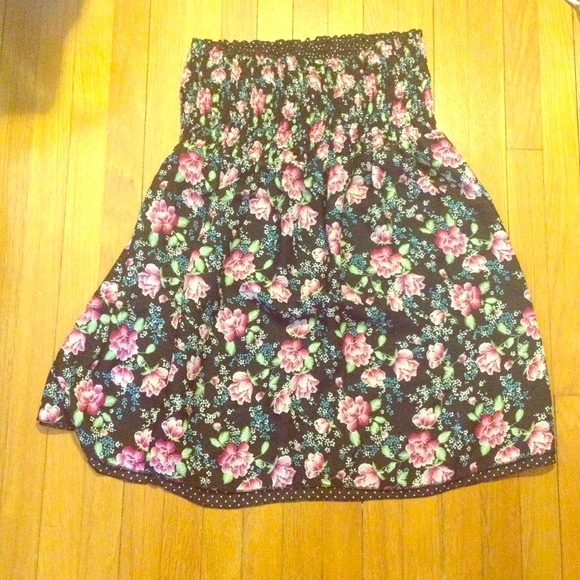 Reversible Strapless Summer Dress