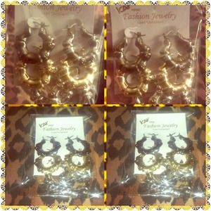 Mini doorknocker earrings