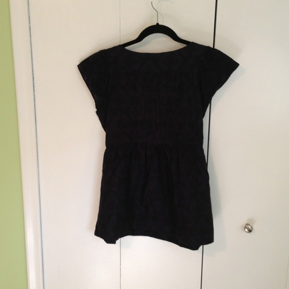 Calvin Klein navy embellished top. - Picture 3 of 4