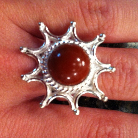 Jasper Ring!  Marked 925!