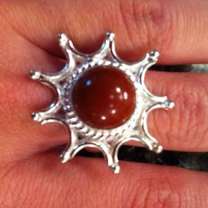 Jasper Ring!  Marked 925!
