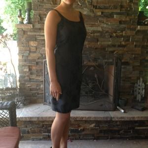 Banana republic two-tone silk sheath dress 4