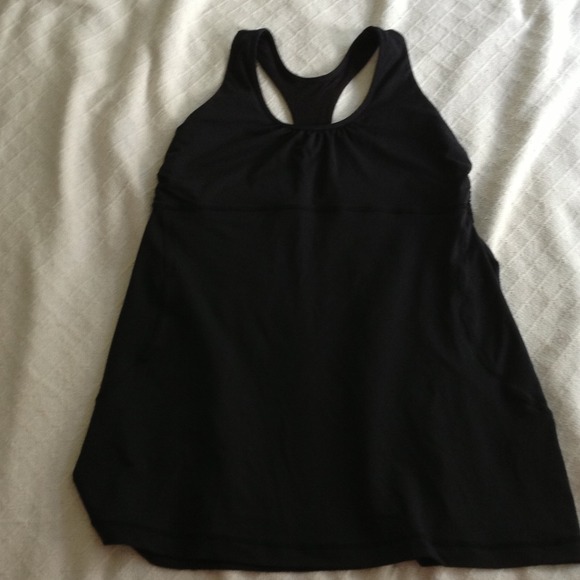 SOLD- Lululemon Black Turbo Tank - Picture 3 of 3